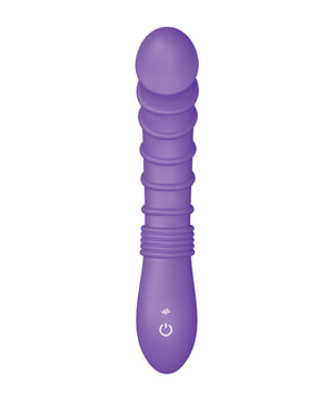 Luv Inc. Luv Inc. Ribbed G-Spot Vibrator - Purple - Image 3