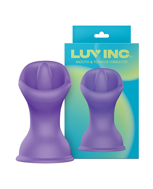 Luv Inc. Luv Inc. Mouth &amp; Tongue Suction Cup Vibrator - Purple