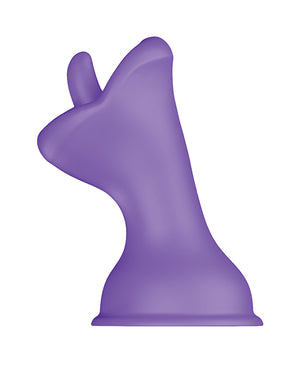 Luv Inc. Luv Inc. Mouth &amp; Tongue Suction Cup Vibrator - Purple - Image 3