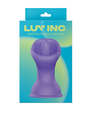 Luv Inc. Luv Inc. Mouth &amp; Tongue Suction Cup Vibrator - Purple - Image 4