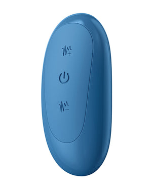 Luv Inc. Luv Inc. Wavy Strap-On Luv Vibe - Blue - Image 4