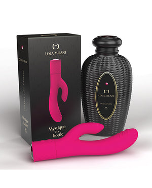 Lola Milani Lola Milani Mystique Rabbit w/Black Bottle - Fuchsia - Image 2