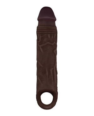 Shaft Shaft Model F Flexskin Liquid Silicone 7.8" Sheath - Mahogany - Image 3