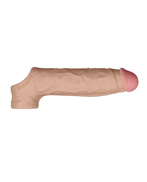 Shaft Shaft Flexskin Liquid Silicone 8.8" Vibrating Sheath - Pine - Image 4