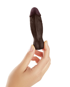 Shaft Shaft Model B Flexskin Liquid Silicone Bullet - Mahogany - Image 4
