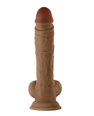 Shaft Shaft Model A Flexskin Liquid Silicone 10.5" Dong w/Balls - Oak - Image 3