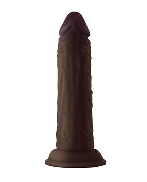 Shaft Shaft Model J Flexskin Liquid Silicone 5.5" Dong - Mahogany - Image 4