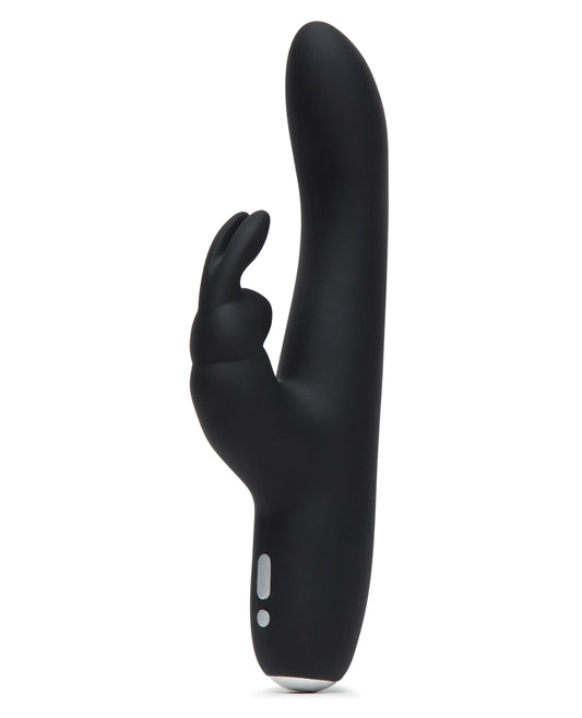 Fifty Shades of Grey Fifty Shades of Grey Greedy Girl Rechargeable Slimline Rabbit Vibrator - Black - Image 2