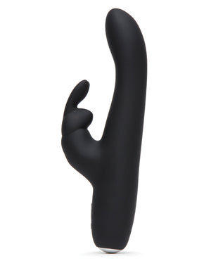 Fifty Shades of Grey Fifty Shades of Grey Greedy Girl Rechargeable Slimline Rabbit Vibrator - Black - Image 3