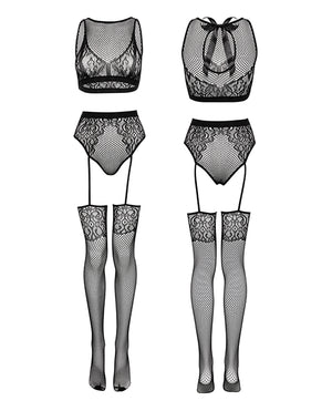 Fifty Shades of Grey Fifty Shades of Grey Captivate Lacy Bra Set Black O/S - Image 4