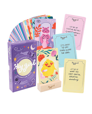 Sleazy Greetings Hey Girl: Empowering &amp; Sassy Affirmation Deck