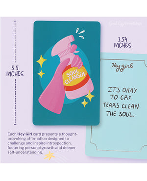 Sleazy Greetings Hey Girl: Empowering &amp; Sassy Affirmation Deck - Image 5