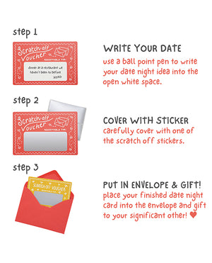 Sleazy Greetings Mini Date Night Shenanigans DIY Scratch Off Vouchers &amp; Coupons - Image 4