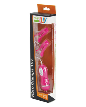 Gigaluv GigaLuv Vibro Clamps - 10 Functions Pink