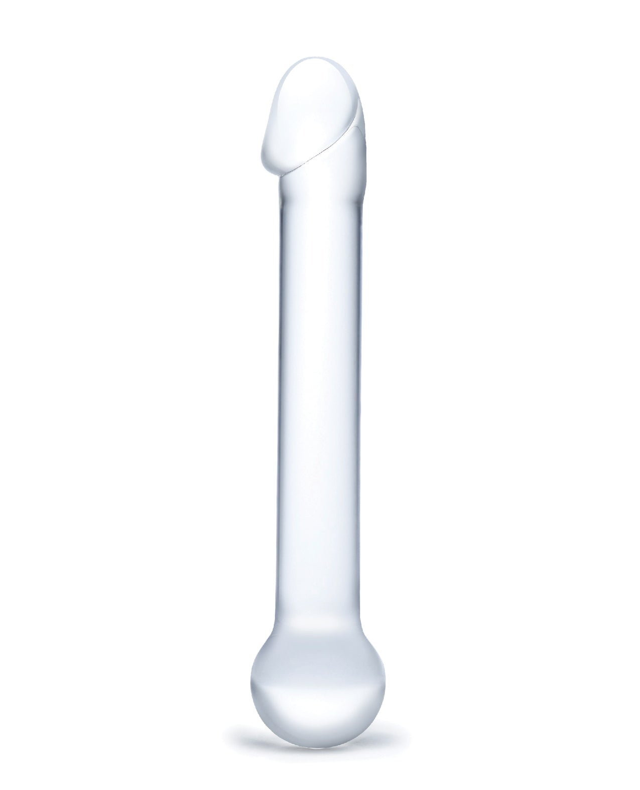 Glas Glas 7" Realistic Head Glass Dildo - Clear