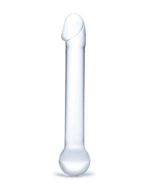 Glas Glas 7" Realistic Head Glass Dildo - Clear