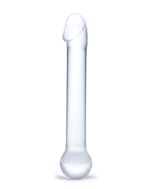 Glas Glas 7" Realistic Head Glass Dildo - Clear