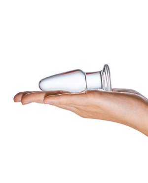 Glas Glas 3.5" Butt Plug - Clear - Image 4