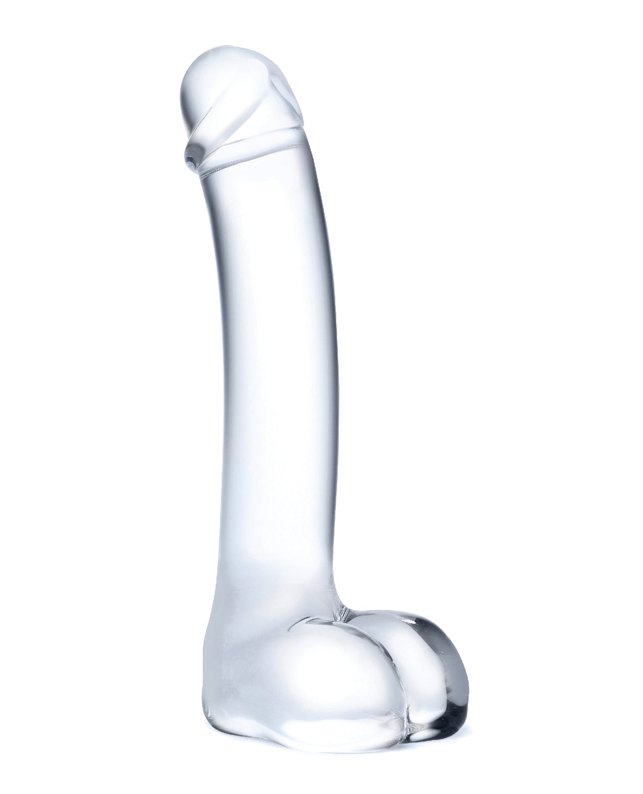 Glas Glas 7" Realistic Curved Glass G-Spot Dildo