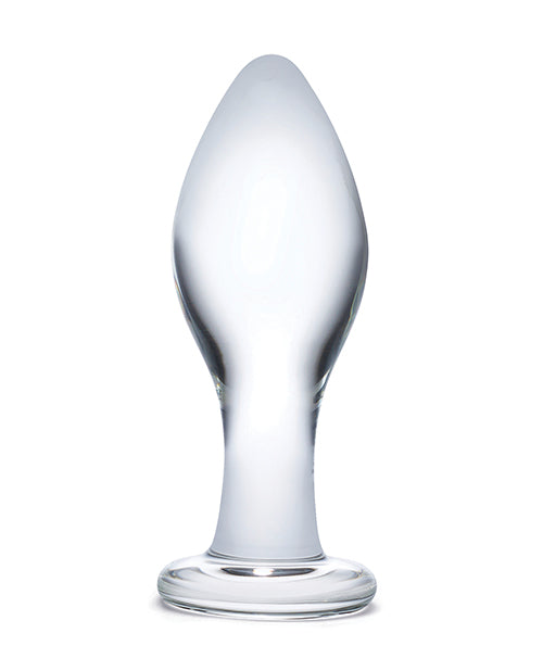 Glas Glas 4" Classic Butt Plug - Clear - Image 2