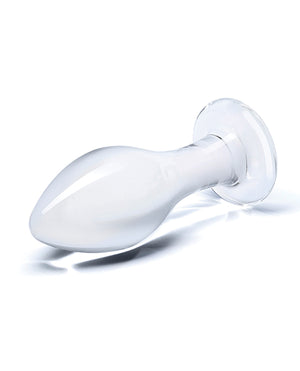 Glas Glas 4" Classic Butt Plug - Clear - Image 3