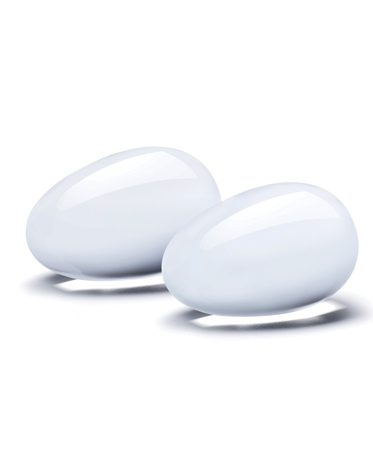 Glas Glas 2 pc Glass Yoni Eggs Set - Clear