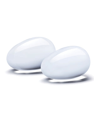 Glas Glas 2 pc Glass Yoni Eggs Set - Clear