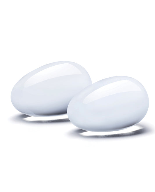 Glas Glas 2 pc Glass Yoni Eggs Set - Clear
