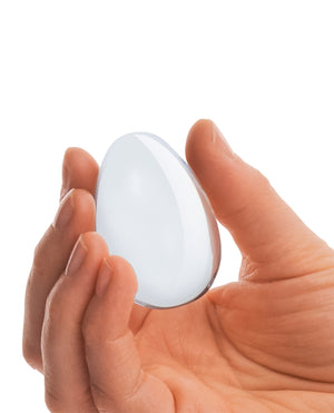 Glas Glas 2 pc Glass Yoni Eggs Set - Clear - Image 2