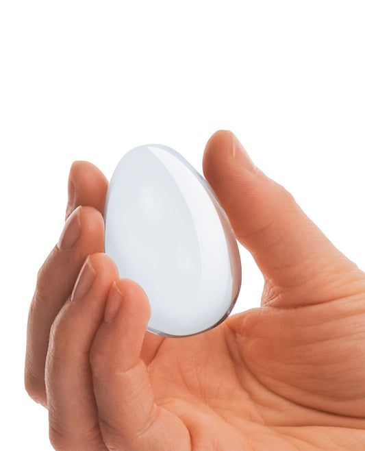 Glas Glas 2 pc Glass Yoni Eggs Set - Clear - Image 2