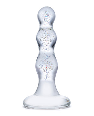 Glas Glas Triple Play Beaded Butt Plug - Clear - Image 3