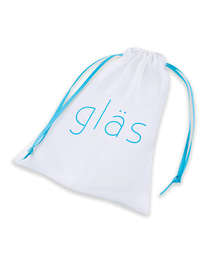 Glas Glas Triple Play Beaded Butt Plug - Clear - Image 5