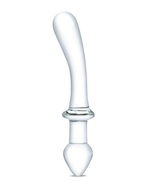 Glas Glas 9" Classic Curved Dual Ended Dildo - Clear - Image 2