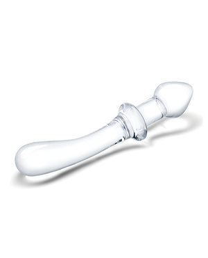 Glas Glas 9" Classic Curved Dual Ended Dildo - Clear - Image 3