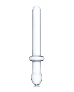 Glas Glas 9.25" Classic Smooth Dual Ended Dildo - Clear - Image 2