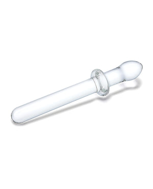 Glas Glas 9.25" Classic Smooth Dual Ended Dildo - Clear - Image 3