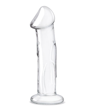 Glas Glas 6" Dildo w/Veins &amp; Flat Base - Image 2