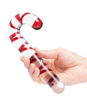 Glas Glas 7.5" Dildo Candy Cane Dream - Image 4
