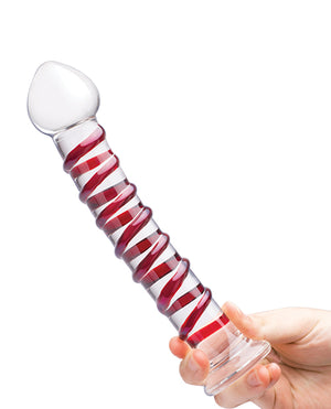 Glas Glas 10" Mr. Swirly Dildo - Red - Image 4