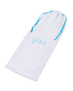 Glas Glas 9" Purple Rose Nubby Glass Dildo - Purple/Pink - Image 4