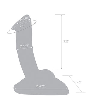 Glas Glas 7.5" Rideable Standing Cock w/Stability Base - Image 5