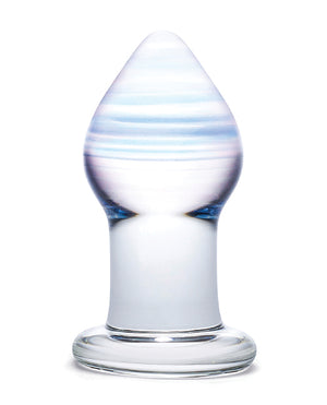 Glas Glas Amethyst Rain Glass Butt Plug - Image 2
