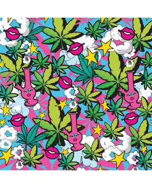 Prints Charming Buzzed 3.5" Rechargeable Bullet - Stoner Chick Blue - Image 2