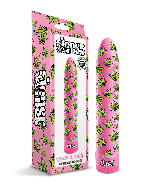 Stoner Vibes Stoner Vibes Pack A Fatty Multi Speed Vibrator - Pink Kush