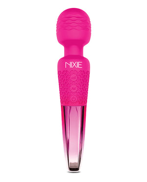 Nixie Nixie Rechargeable Wand Massager - Pink Ombre Metallic - Image 3