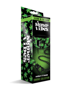 Stoner Vibes Stoner Vibes Glow in the Dark Collar &amp; Leash