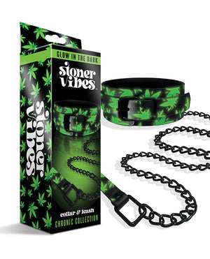 Stoner Vibes Stoner Vibes Glow in the Dark Collar &amp; Leash - Image 5