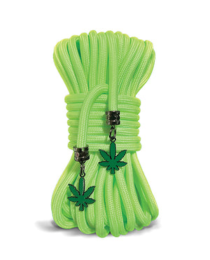 Stoner Vibes Stoner Vibes Glow in the Dark Rope - Green - Image 2