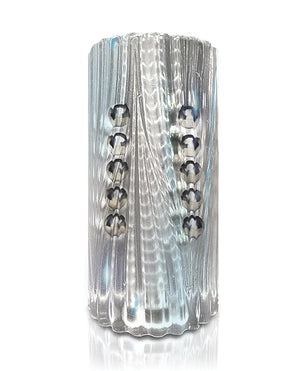 MSTR B8 MSTR B8 Balls to the Wall Clear-View Beaded Stroker - Clear - Image 2