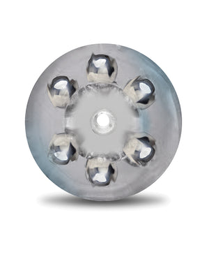 MSTR B8 Head Banger Beaded Clear-View Stroker - Clear - Image 5